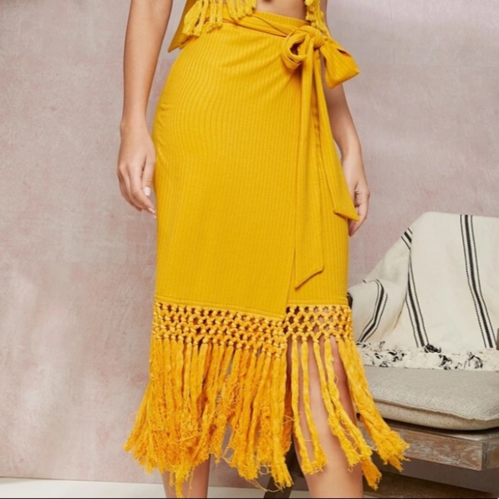 Boho Fringe skirt